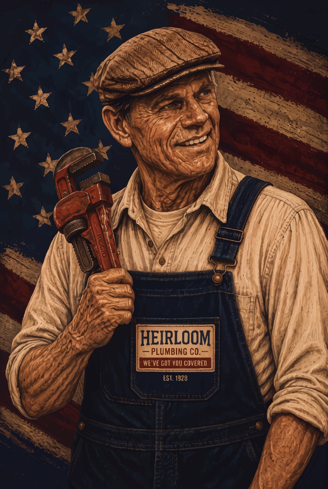 Grandpa — the man whose legacy Heirloom Plumbing carries forward